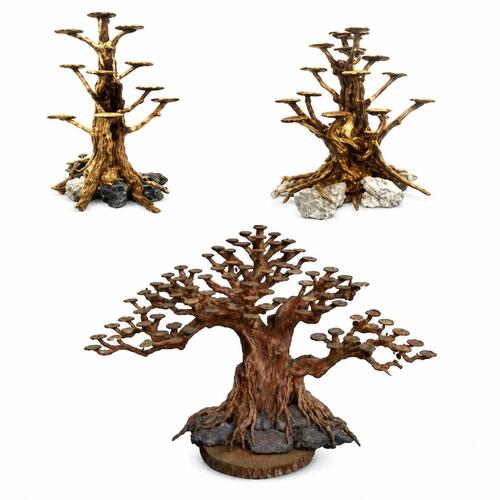 SCULPTED MAHOGANY BONSAI -MINI (20cm-25cm)