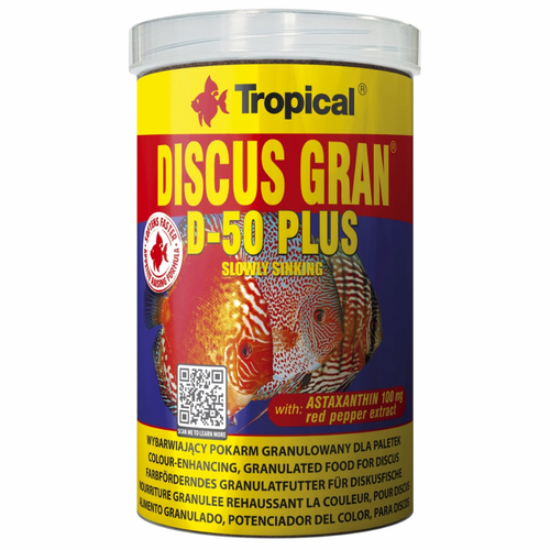 TROPICAL DISCUS GRAN D-50 PLUS 250ML