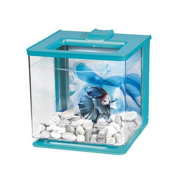 MARINA Aquário Kit p/ Betta EZ Care 2,5L Azul